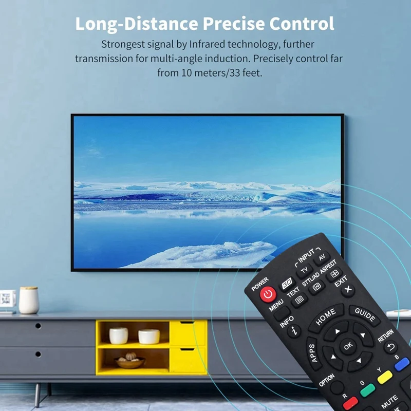 เปลี่ยนรีโมท N2QAYB000933สำหรับทีวีพานาโซนิค TH-60AS700A TH55AX670A TH-60AS700Z TH-55AS670A TH-55AS670Z ติดตั้งง่าย