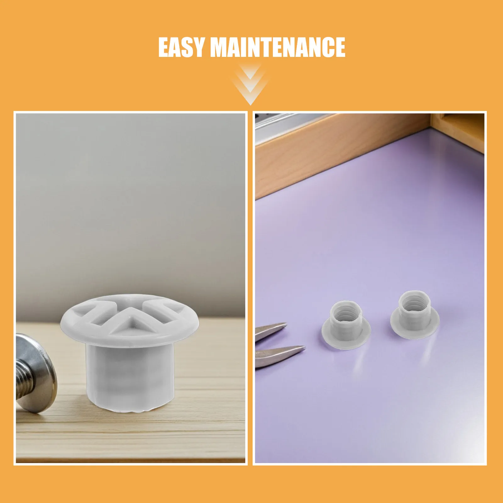 8Pcs Slide Fixing Screw Caps Plastic Dome Covers for Playground Equipment Outdoor Indoor Slide Maintenance Easy Install