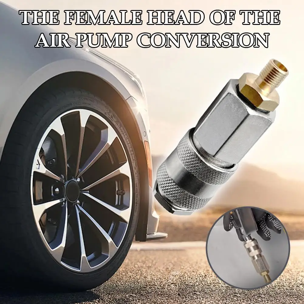 

Car Tyre Wheel Inflatable Quick Connector Air Thread Adapter Fast Repair Conversion Type Tools Head Nozzle Tire Accessory C Z7M3