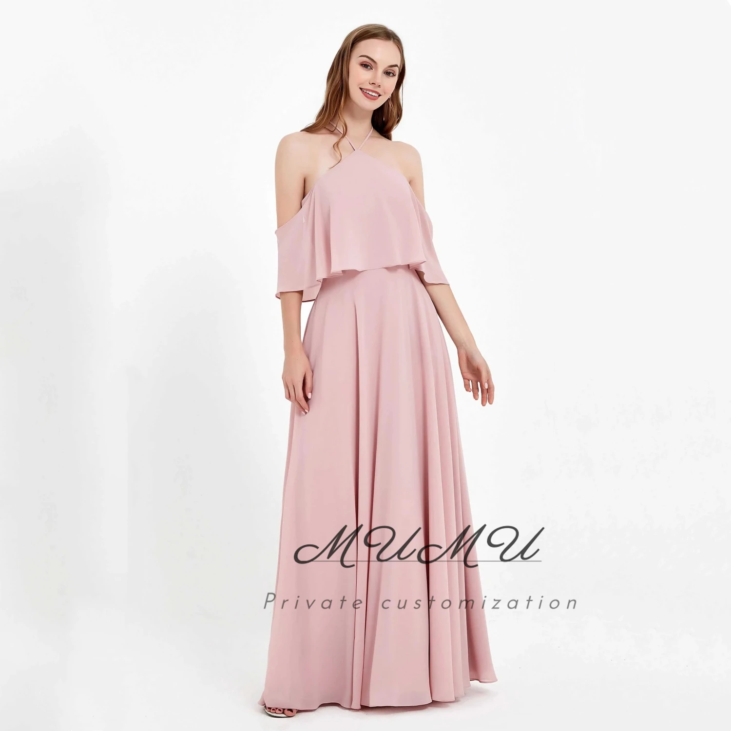 

MuMu Customized Woman Summer Dresses pink Dresses Elegant Party Dresses 2025 Sharon Happy Evening Dresses Bridesmaid Dresses