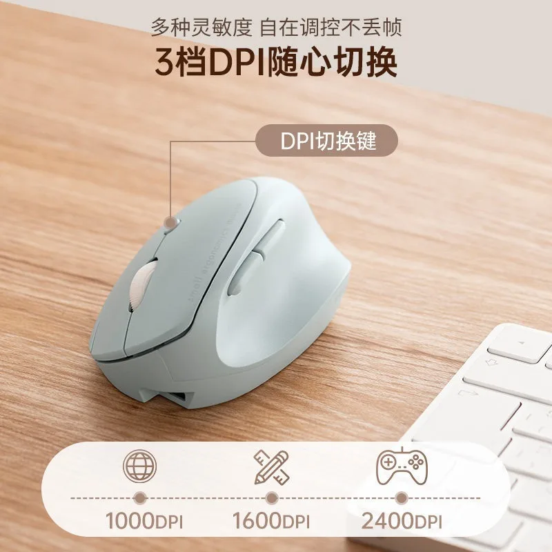 SANWA 2.4G Wireless Bluetooth Mouse Customized Dual Mode Lightweight Ergonomics for E-sports Gaming Keyboard Accessories Gifts