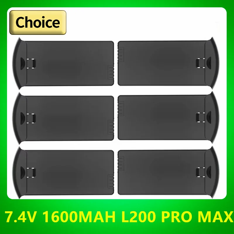 Drone Battery For L200 PRO MAX 7.4V 1600mAH Rechargeable Battery RC Quadcopter Accessories Li-po Battery Original Battery