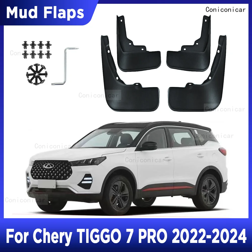 

For Chery TIGGO 7 PRO 2022 2023 2024 Mud Flaps Splash Guard Mudguards MudFlaps Front Rear Fender Auto Styline Car Accessories