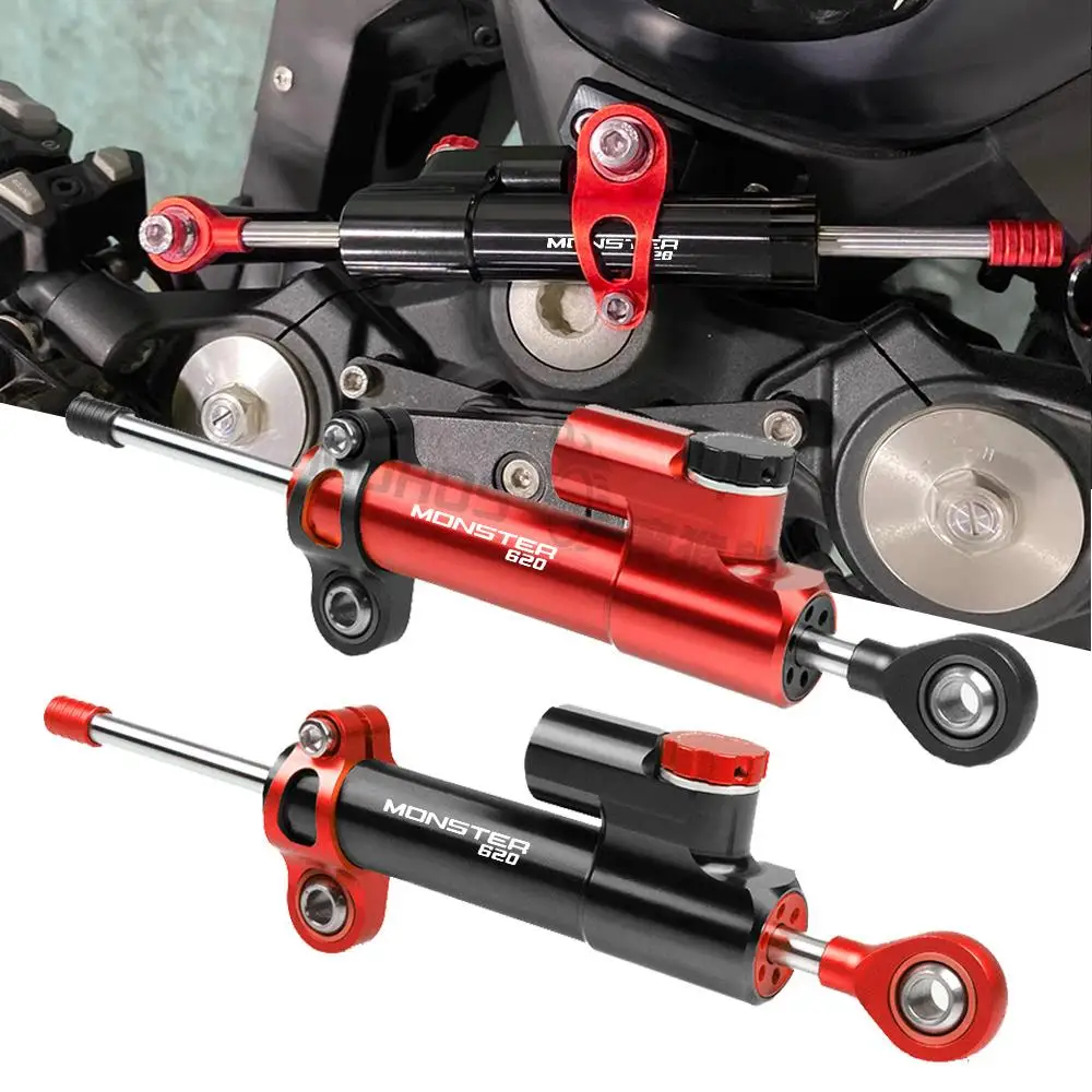 

FOR DUCATI 620MONSTER Monster 620 2001-2006 2002 2003 04+ CNC Adjustable Motorcycles Steering Stabilize Damper Bracket Mount Kit
