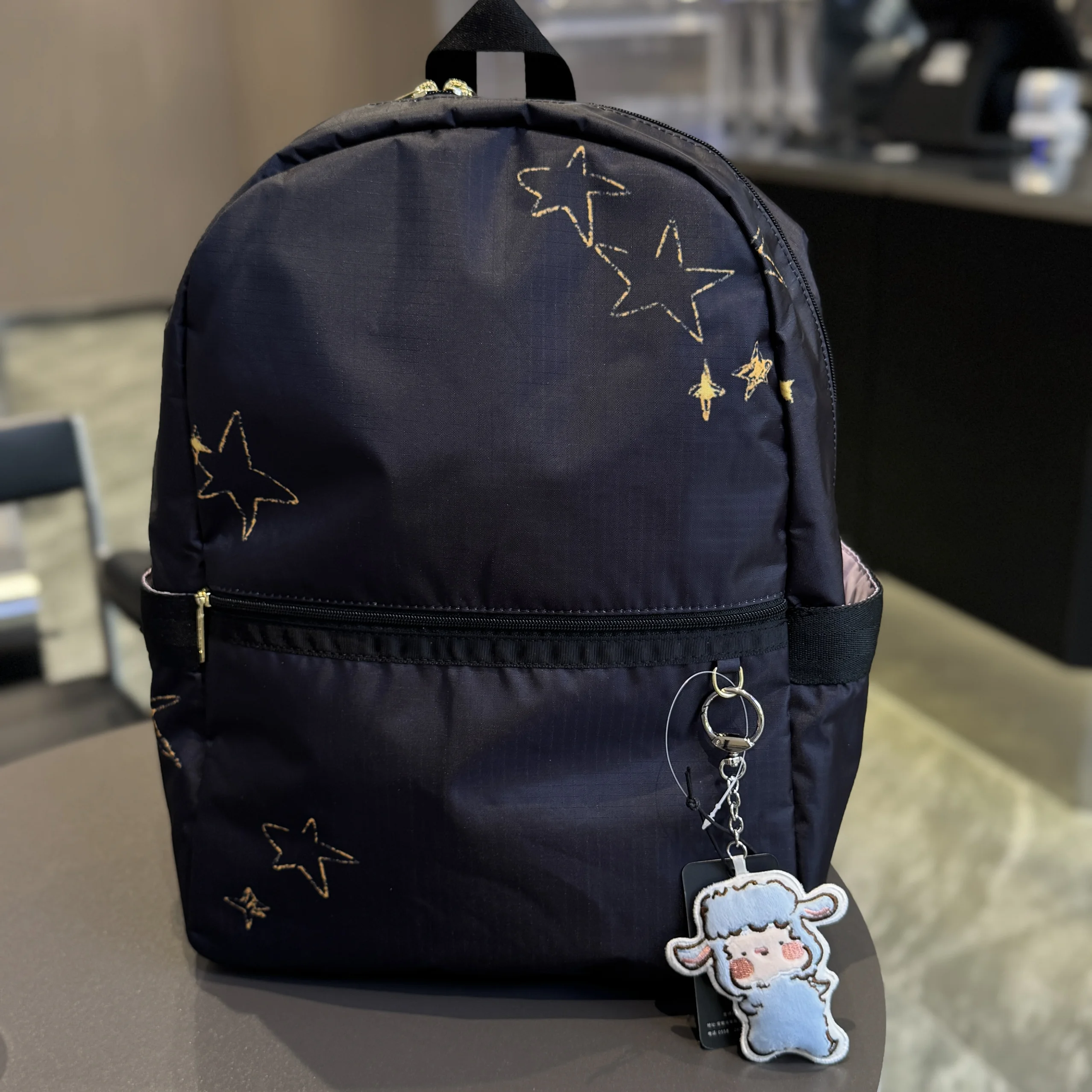 Liijinya Новая студенческая объединительная сумка Capaci, милая, большая, легкая, двойная сумка на плечо, нейлоновая ткань, застежка-молния, Geom...