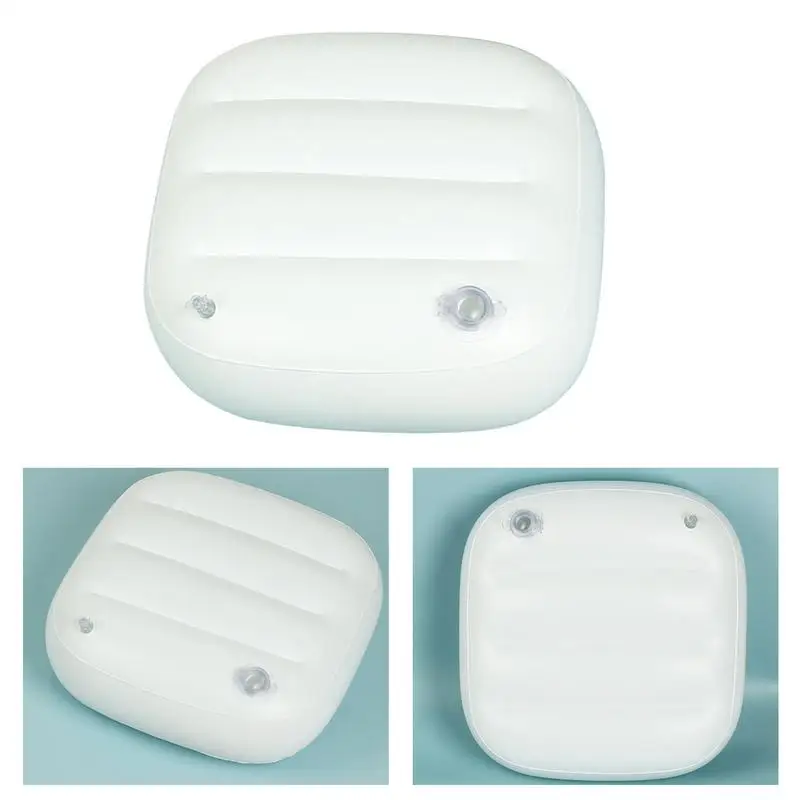 Inflatable Tub Booster Pad Spa Hot Tub Booster Seat Pad Hot Tub Booster Seat Pad Bathtub Pillow Waterproof Massage Cushion