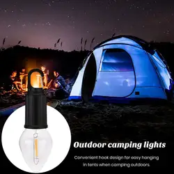 Outdoor Portable Led Lantern with Clip Hook for Outdoor Camping Hiking Fishing Multifunctional Device with 3 Modes Rechargeable