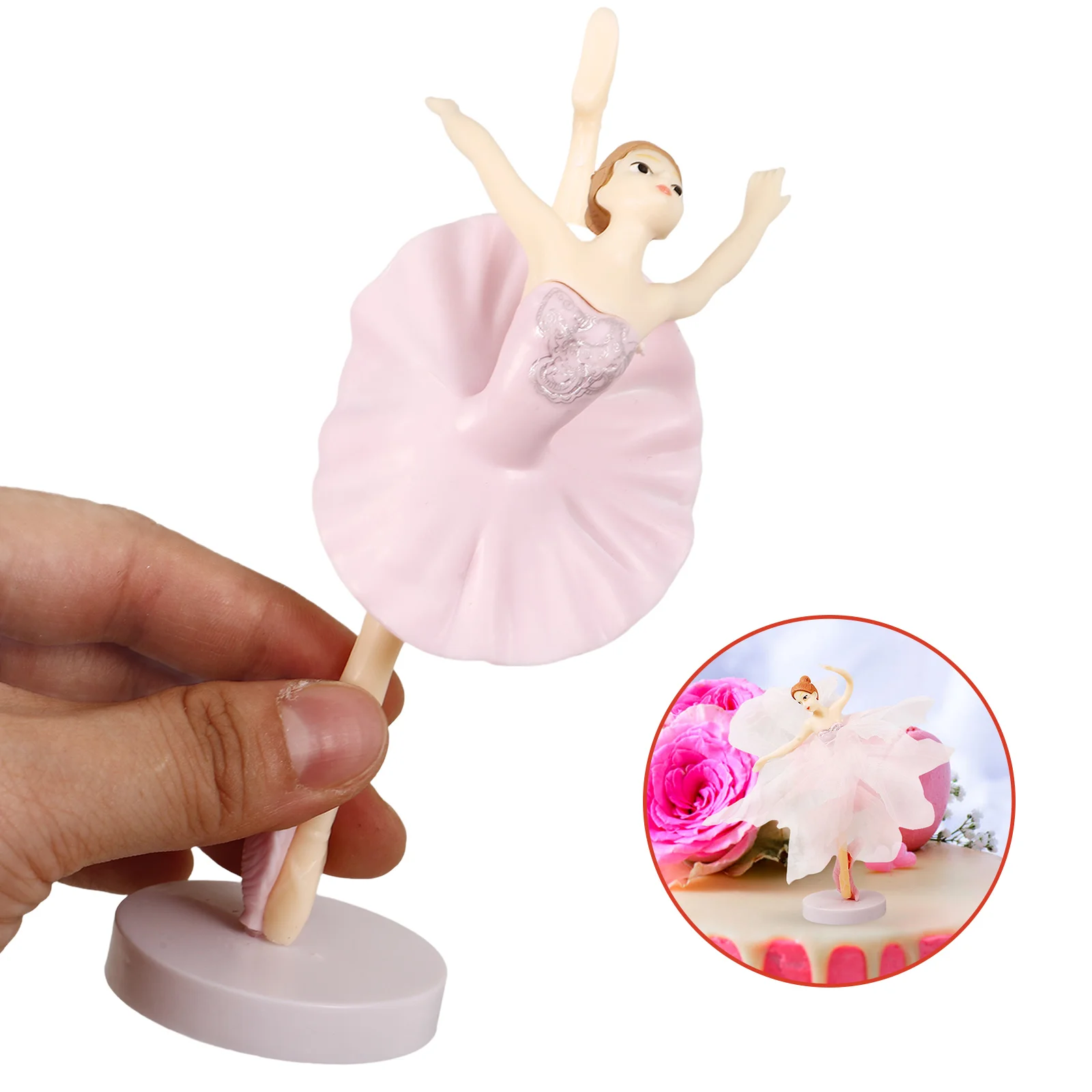 

Ornaments Ballet Girl Women's Decorations Mesh Ballerina Sculpture Birthday Party
