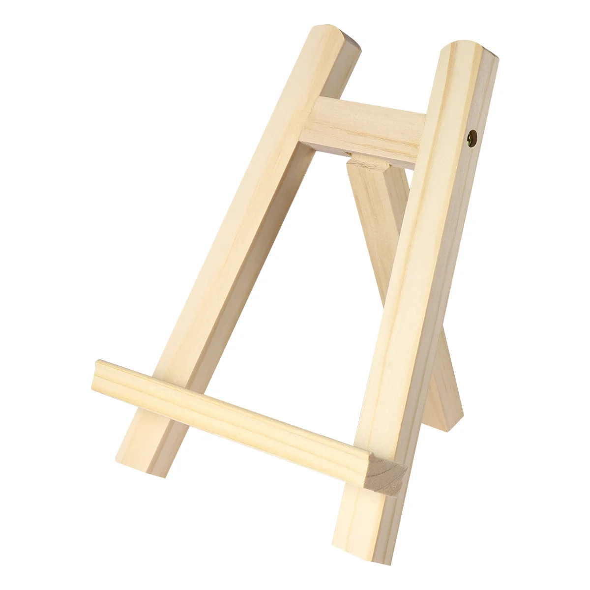 

Tabletop Easel Photo Frame Bracket Paint Wood Display A-Frame Bamboo Painting Triangle Child