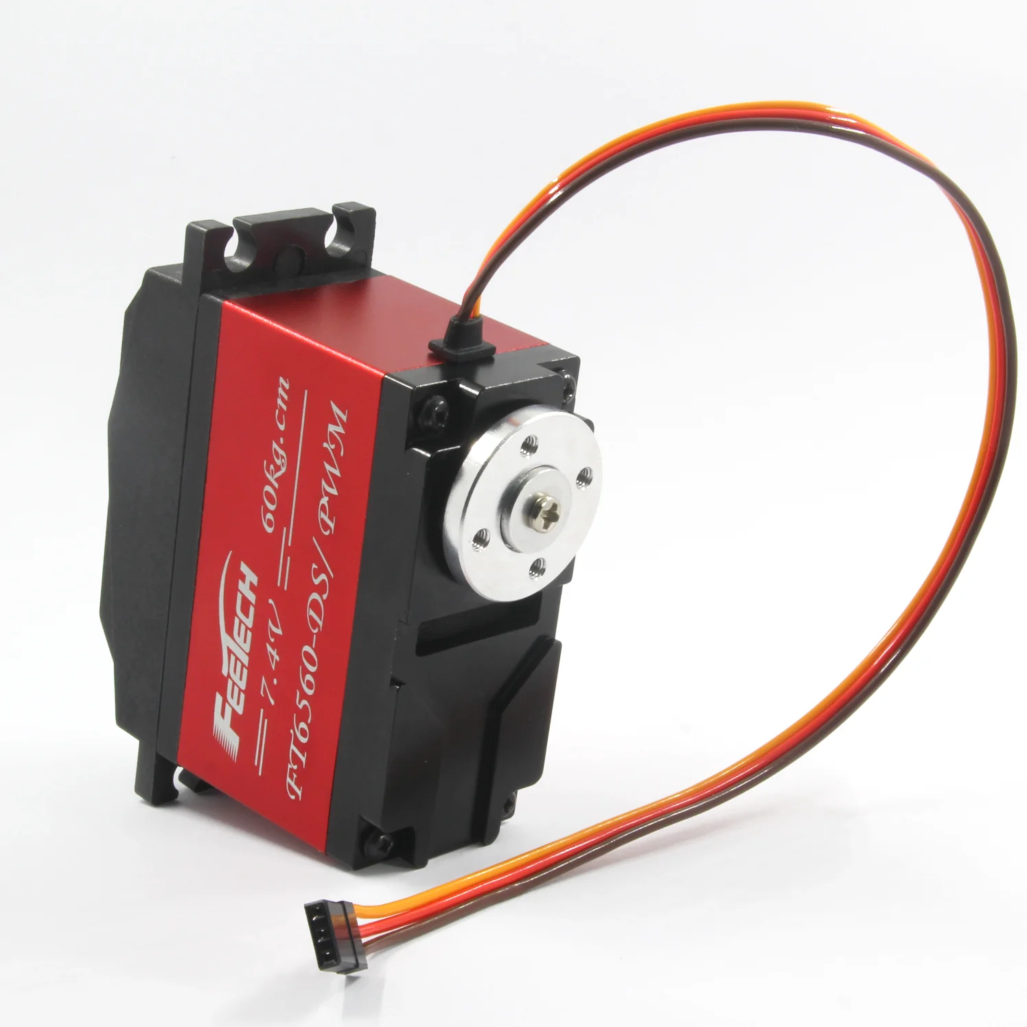 60KG Dual Shafts Robot Servo High Voltage High Torque Steel Gear 180 degree  digital Servo For Robot Arm