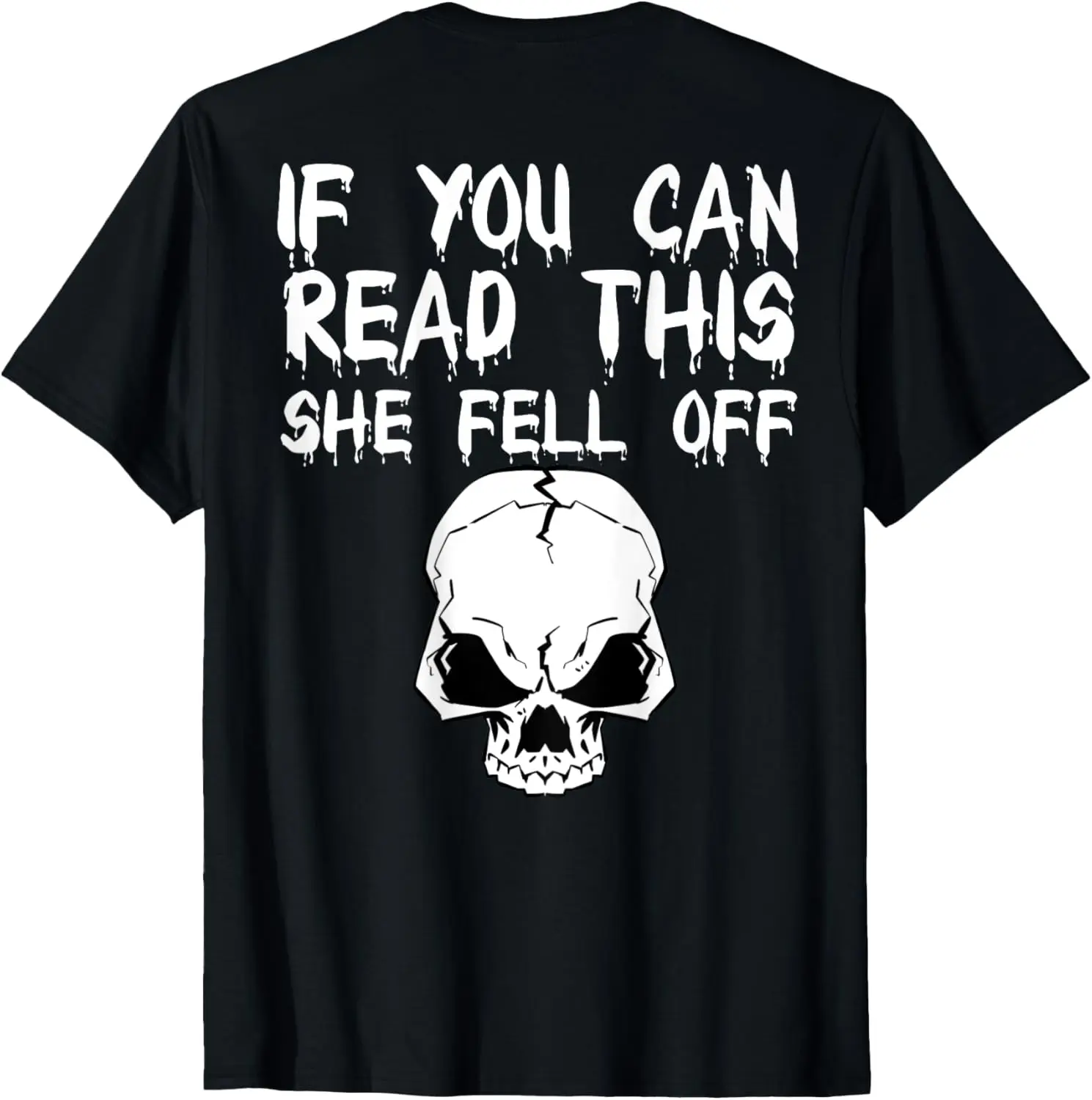Als je dit kunt lezen, kan ze besturen T-shirt - ontwerp op de achterkant