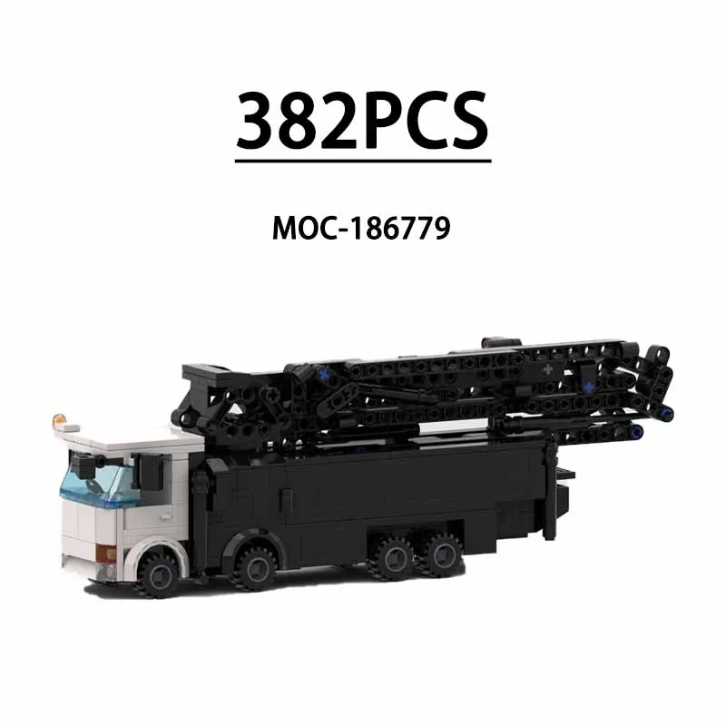 

MOC-186779 Бетононасос Строительный кран Городской строительный 328 шт. Строительные блоки Игрушка Детский подарок на день рождения Рождественский подарок