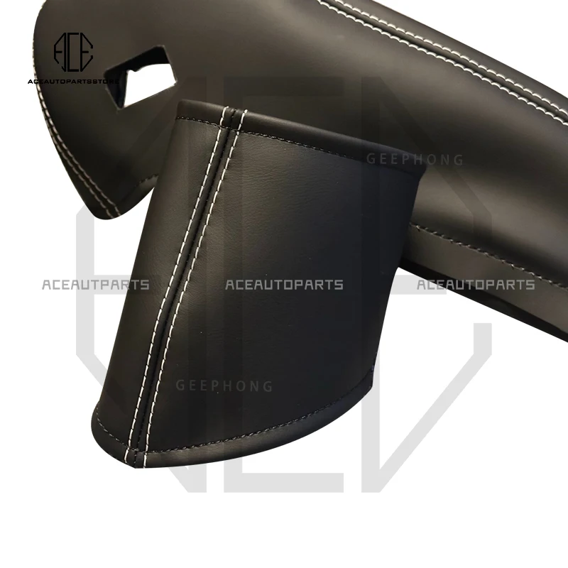 For Porsche Carbon Bucket Seat Side Waist Bolster Genuine Leather Protector Case For 718 GT4RS 911 GT2RS GT3 GT3RS 918 view 3