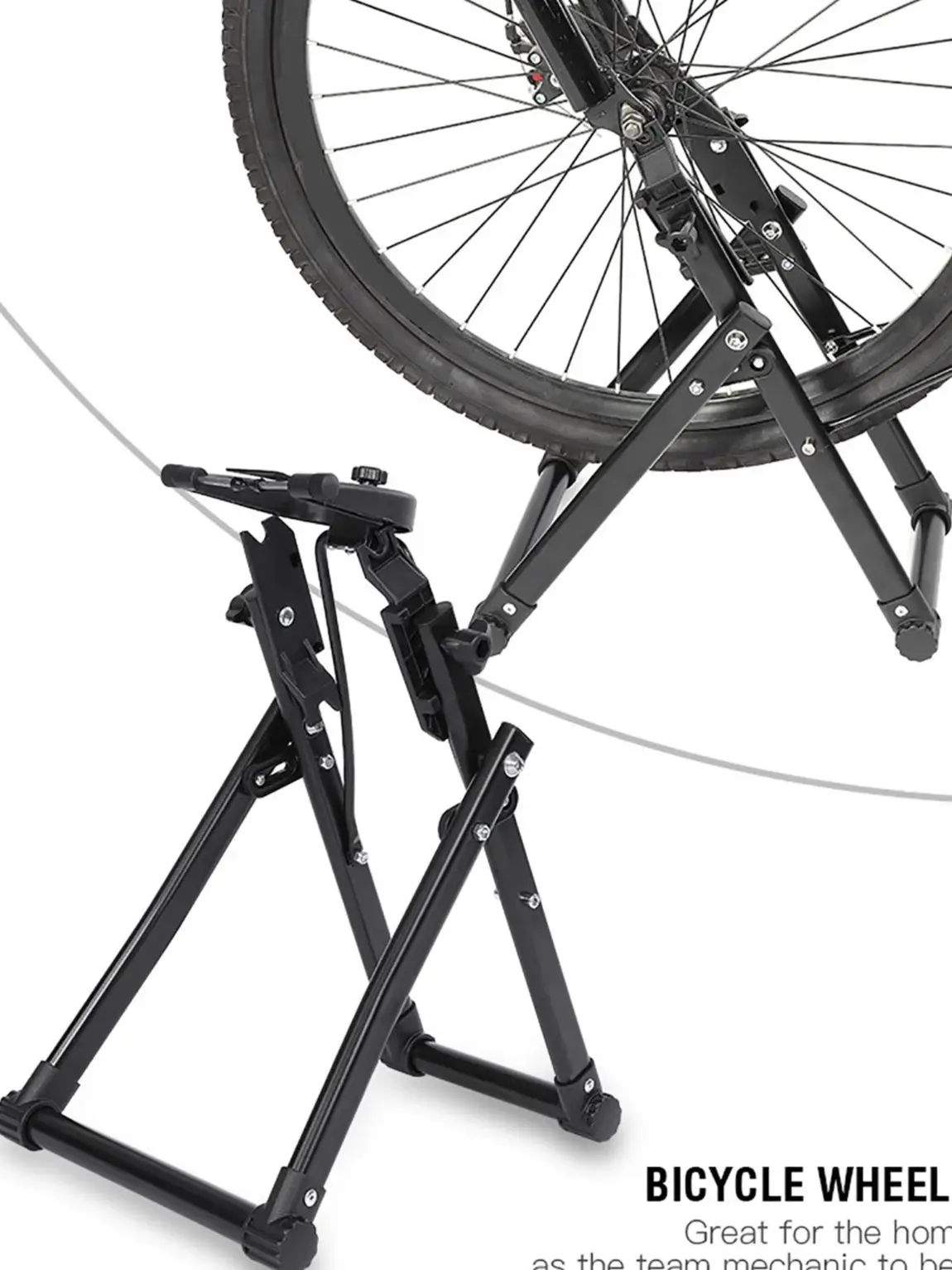 AliExpress Qiilu Professional Mountain Bike Truing Stand, Sturdy & Durable, Effortlessly Adjust Your Bike Wheels, Achieve Perfectly Aligned Rims
