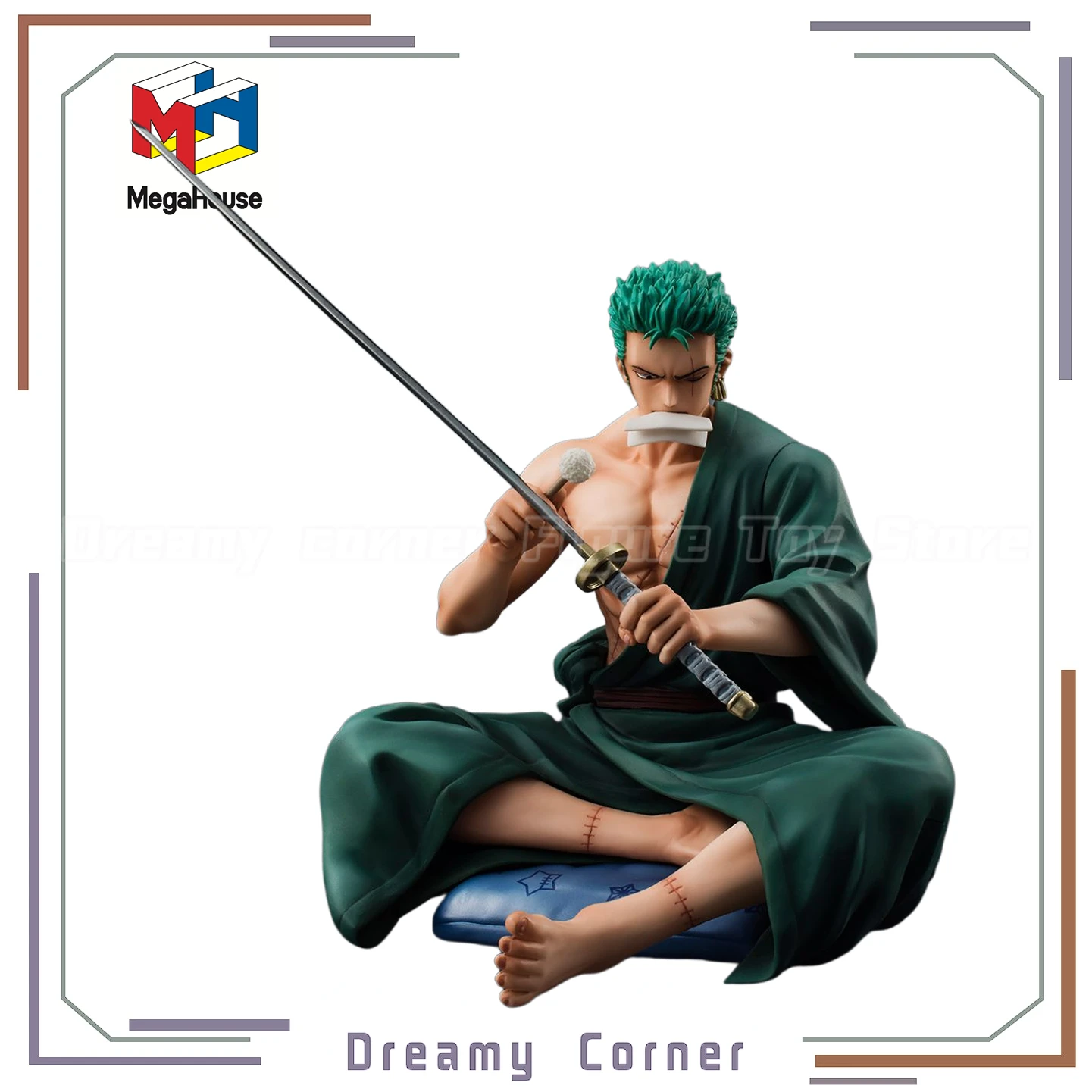 【Op voorraad】Originele MegaHouse POP EEN STUK Roronoa Zoro 1/8 Schaal Figuur Model Ornament Gift