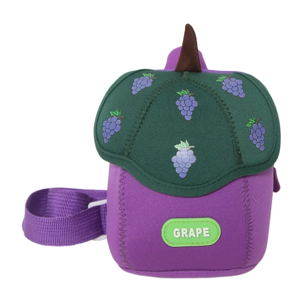 

Portable Strawberry Children Backpack Fruit Cloth Children's Crossbody Bag Cute Large Capacity Students Chest Bag Kindergarten