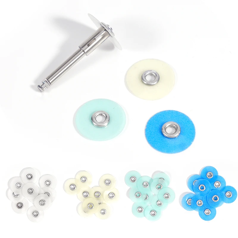 40Pcs/Box Dental Composite Polishing Disc 14mm Sof-Lex Extra Thin Contouring Resin Polisher Disc for Contra Angle Handpiece