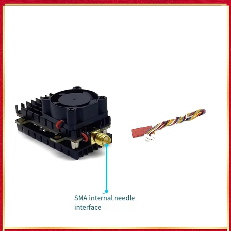 Long Range 5.8Ghz 2W FPV VTX Wireless Video Transmitter 2000Mw 48CH For Fixed Wing Drones Over 20Km Range