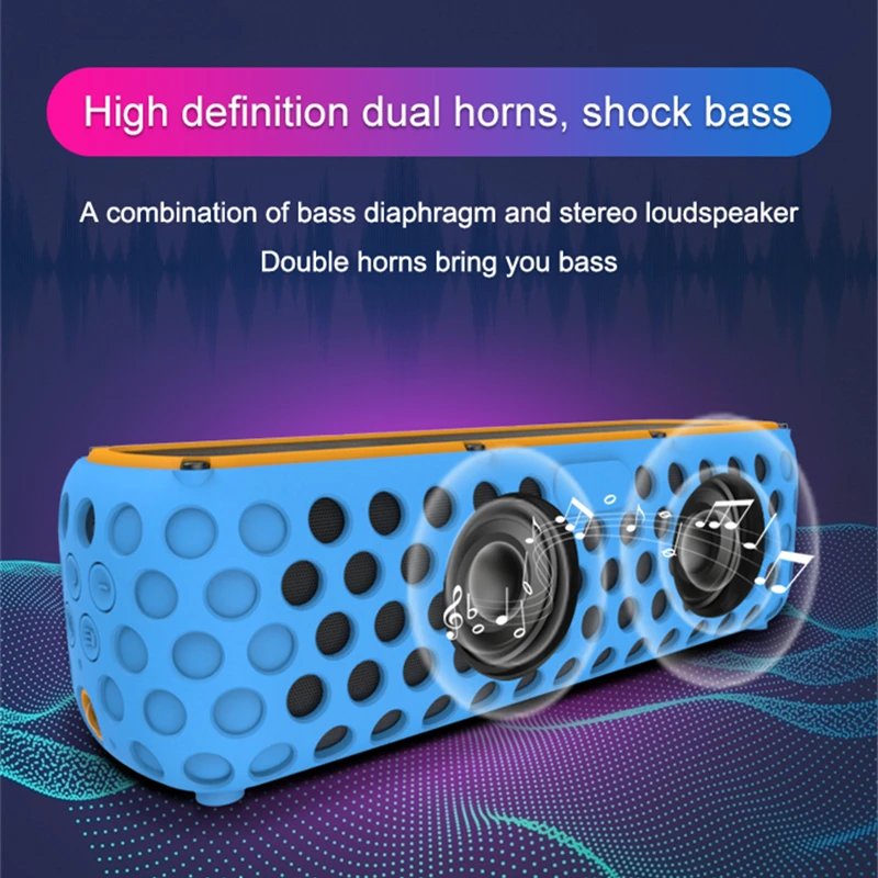 

ES-T60 Outdoors wireless Solar bluetooth speaker with 2400mah battery for 30hours