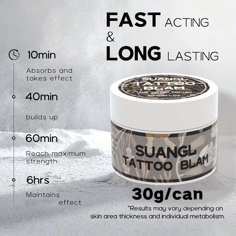 SUANGL Tattoo Aftercare Cream Soothing Calming Gel Moisturizing Repair Balm Skin Nourisher Tattoo Permanent Makeup Maintenance