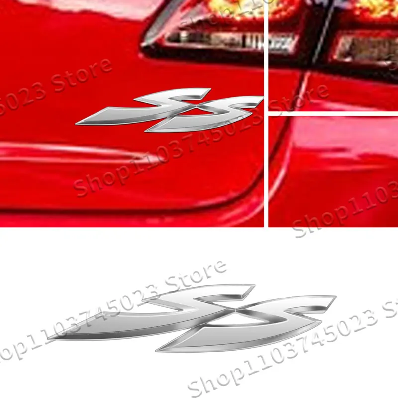 ملصق شارة شبكة غطاء المحرك الأمامي لشعار هولدن SS ، شعار معدن الكروم ، HGV ، VT ، VX ، VE ، Cruze ، Captiva ، Commodore ، ديكور الصندوق الخلفي ، سيارة #2