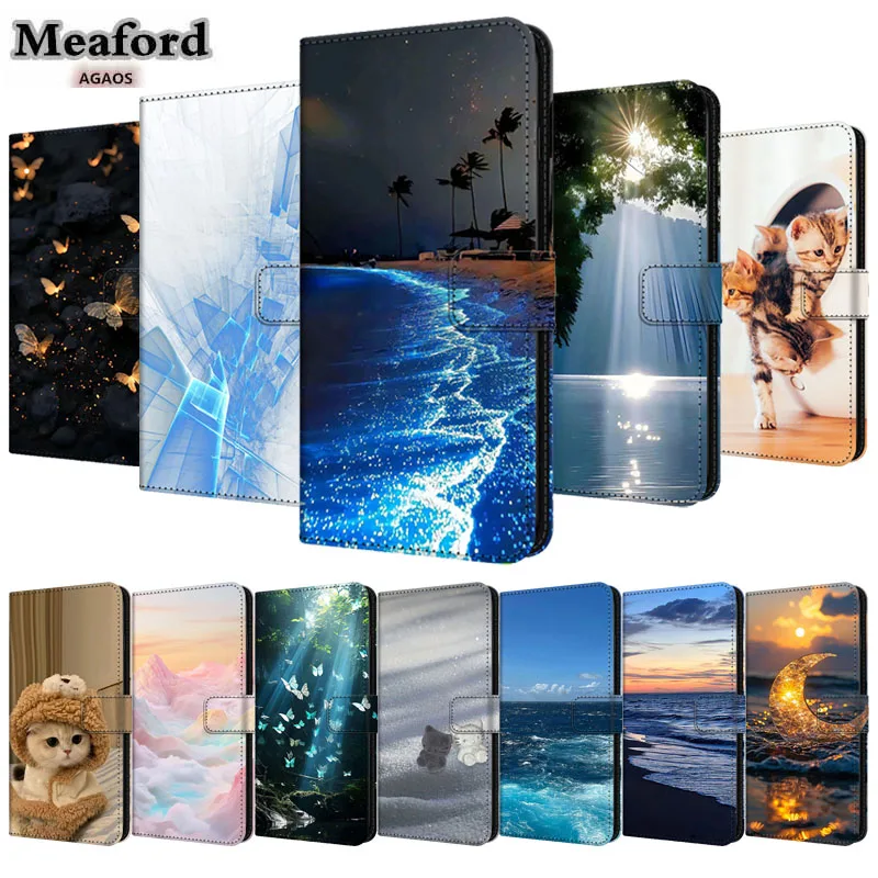 Para OnePlus Nord 4 CE4 CE3 Lite CE 3 4 Funda de cuero cartera magnética Protector de alivio libro Flip Cover para OnePlus 13R ACE5 Pro