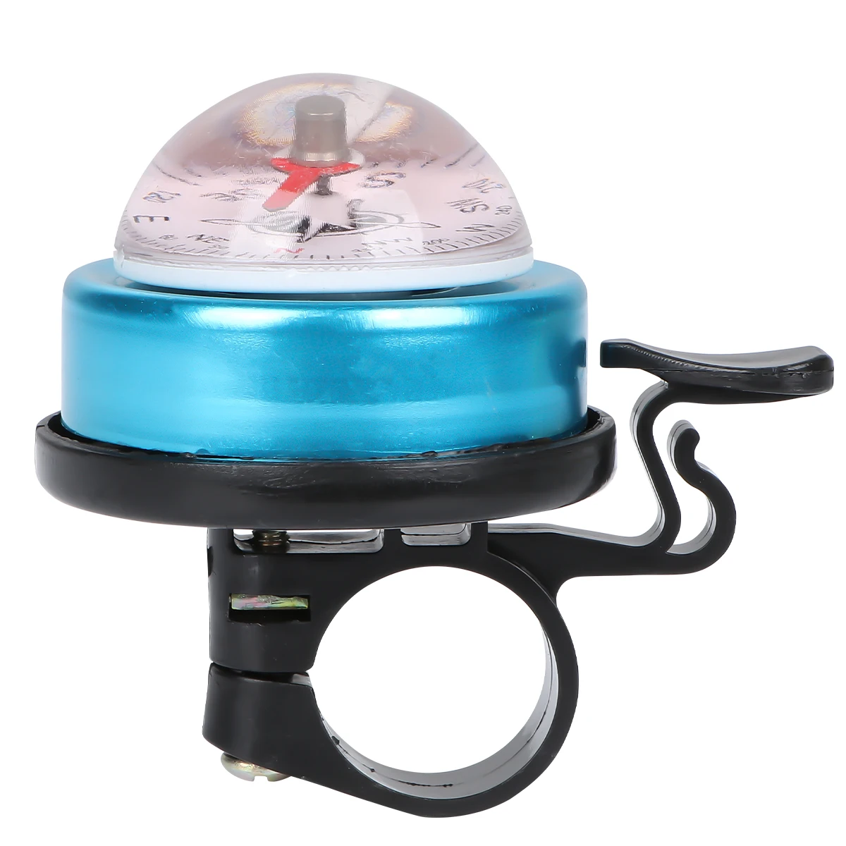 

Bicycle Bell With Compass Warning Function For Mountain Electric Bike Outdoor Use Durable Rainproof Bike Bells Blue