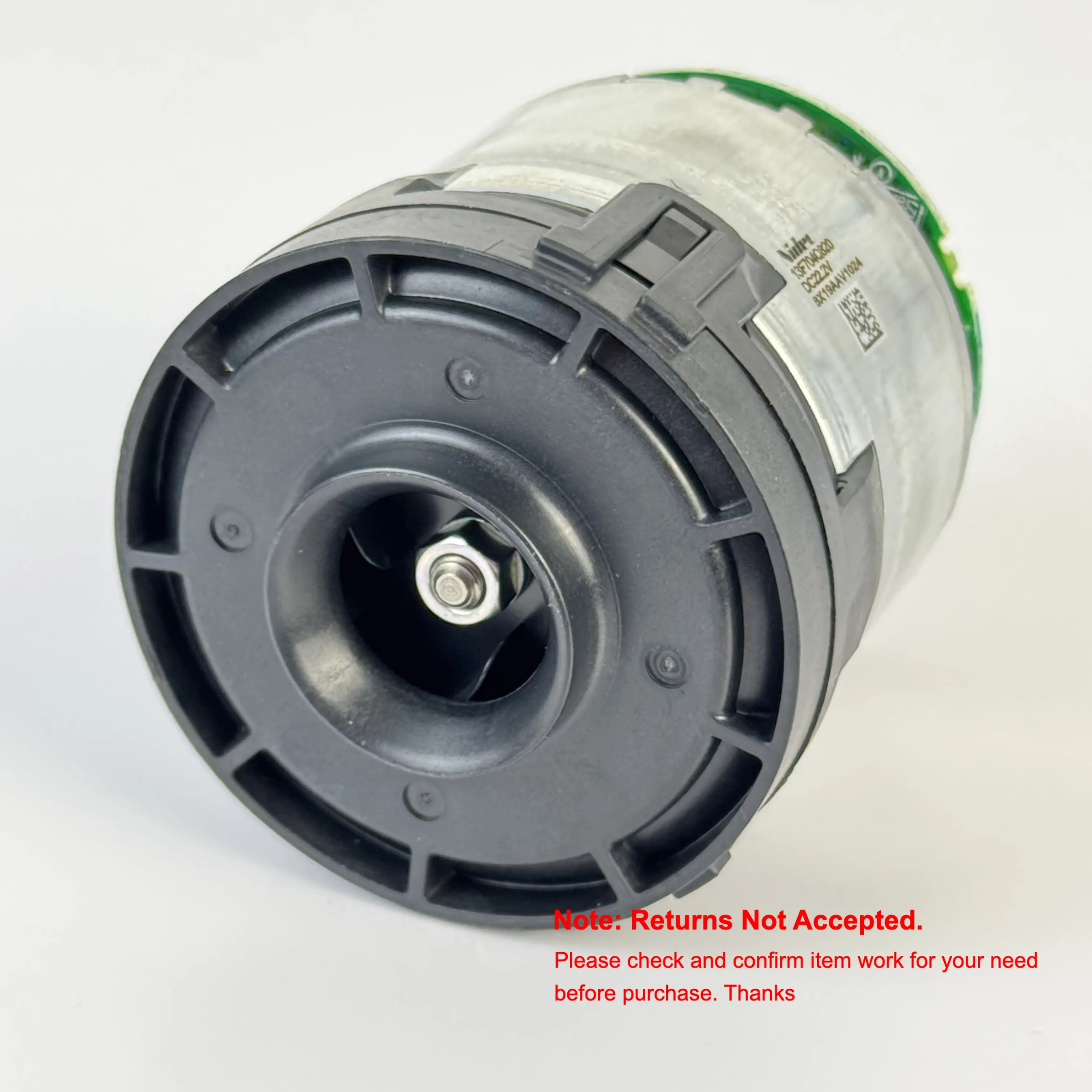 Nidec DC 21.6V 22.2V 300W BLDC Ultra-High Speed Power Brushless Motor Fan with Drive for Robot Floor Vacuum Cleaner