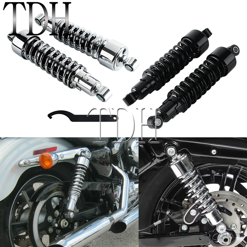 

Retro Motorcycle Rear Shock Absorber Modified 298mm Shocks Suspension For Harley Sportster XL883 XL1200 1979-2012 Dyna 1982-1994