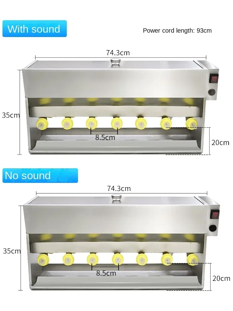 Stainless steel constant temperature heating piglet nurse machine, veterinary lamb feeder, bionic milk feeder,  milk feeder