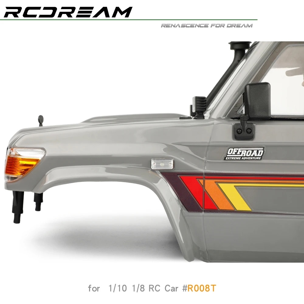 RCDream 1 زوج بدوره إشارة عرض مصابيح أضواء المؤشر الجانبي ل 1/10 1/8 1/14 RC الزاحف شاحنة Tamiya محوري TRX4 D110 # R008T/Y