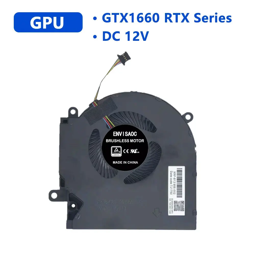 OEM 5V/12V For HP Omen 6 Pro 15-EK 15-EN TPN-Q236 TPN-Q238 Laptop CPU GPU Cooling Fan Heatsink Fans Cooler M04216-001 M04215-001