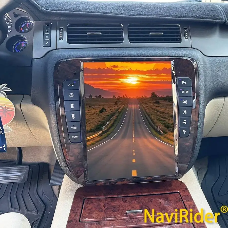 

13" Android Touch Screen Car Radio For GMC Yukon Chevrolet Tahoe Silverado 2007-2014 Video Player Carplay Auto Stereo Head Unit