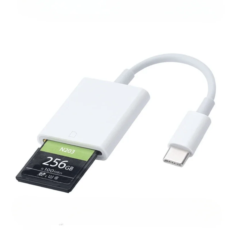 Lector de tarjetas de memoria USB tipo C a SD, adaptador TF para iPhone 15, Huawei, Xiaomi, SD, TF, convertidor de datos para tarjeta de cámara