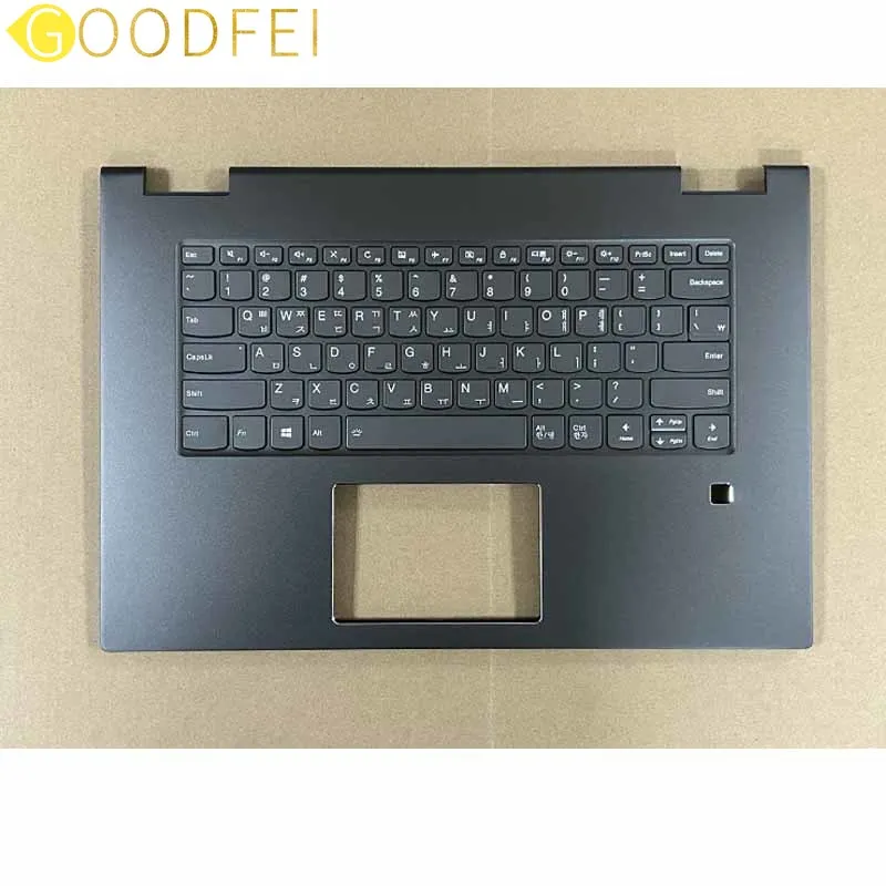 

New Original For Lenovo Yoga 730-15IKB 730-15IWL Laptop Keyboard Palmrest Upper Case With Backlight Korean Grey 5CB0T04910