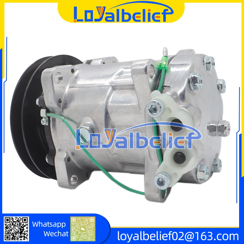 For SD7H15 Air Conditioning Compressor Mitsubishi Kobelco Kato Komatus Fuso 7120-8019 71208019 AC Compressor