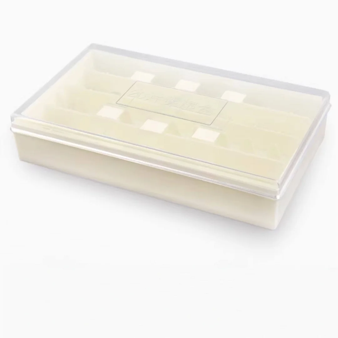 Plactic White Black Slide Moisture Chamber 10/20 Positions Microscope Incubator IHC Staining Wet Box Lab Supplies Laboratory Use