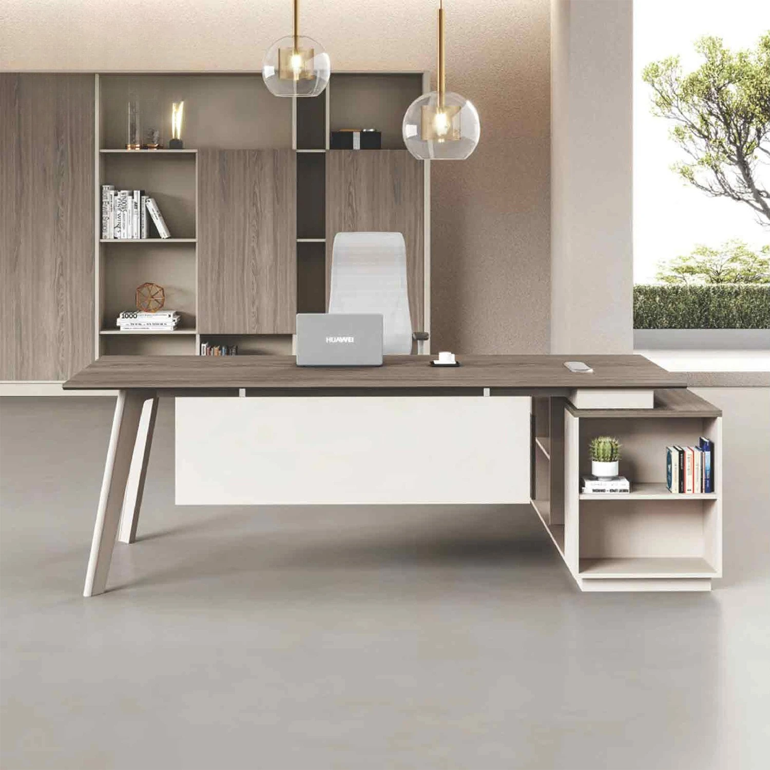 Light Luxury Desk for Office Easy Installation Scratch Resistant Durable Build Easy Assembly Non-Slip Feet Stable Structure