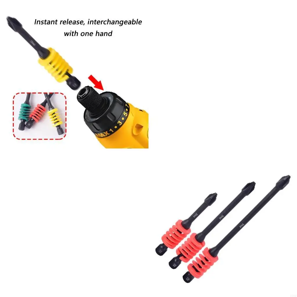 Spring Loaded Crossed Bit Shank Corrosion Resistant Antislip Design