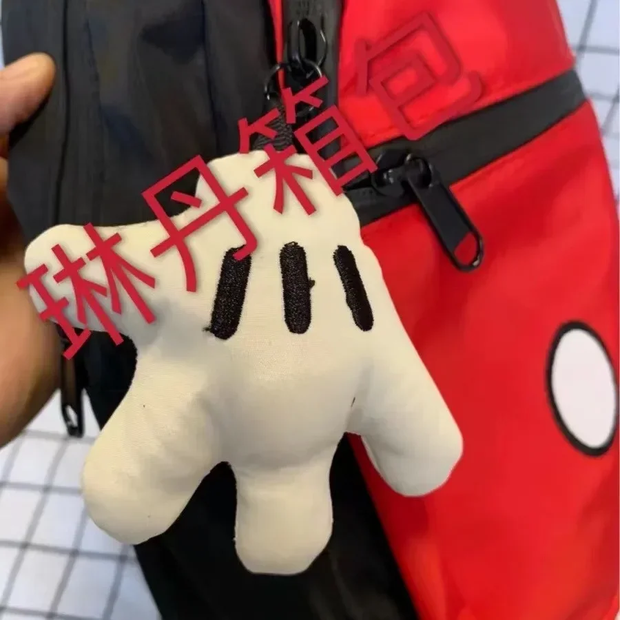 Disney-mochila Kawaii de Mickey Mouse para niñas, Mini mochila de viaje con estampado de lentejuelas, almacenamiento a la moda, para guardería