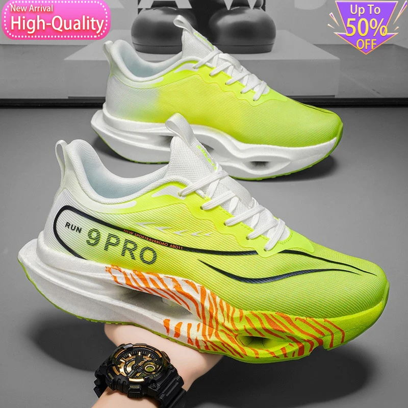 Summer Hot Selling Breathable Flexible Mens Womens Sports Shoes Marathon Cushioning Running Shoes Wrapped Daily Walking Shoes