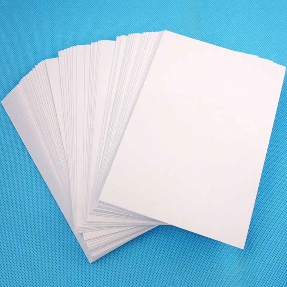 

50 Pcs Photo Paper Double Side Picture Glossy Coated Ink Jet for Printer White A4