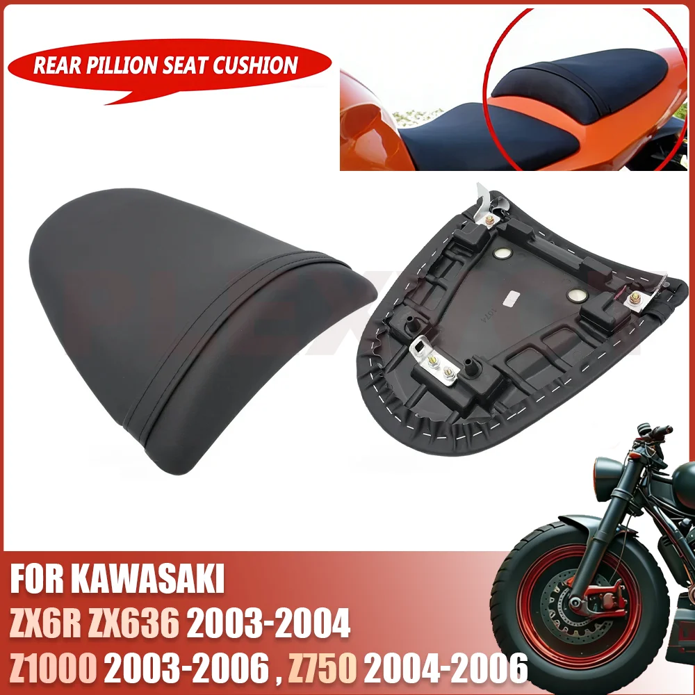 

Motorcycle Rear Passenger Seat Pillion Cushion For Kawasaki Ninja ZX6R ZX636 2003 2004 / Z1000 2003-2006 / Z750 2004-2006