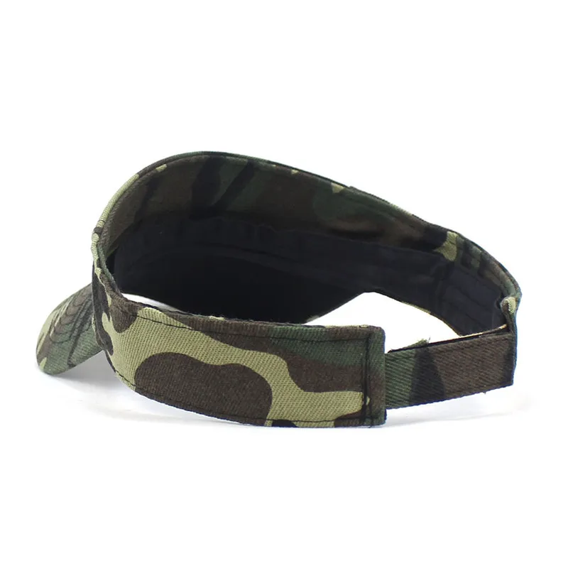 Polyester Camouflage Visors Adjustable Sun Protection Cap For Men and Women 03