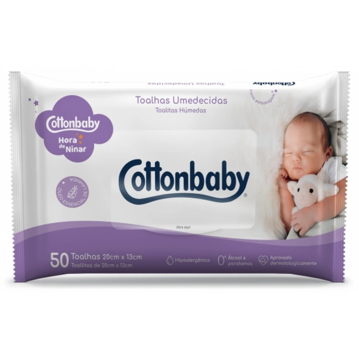 lenco-umedecido-cottonbaby-relaxante-50-toalhas