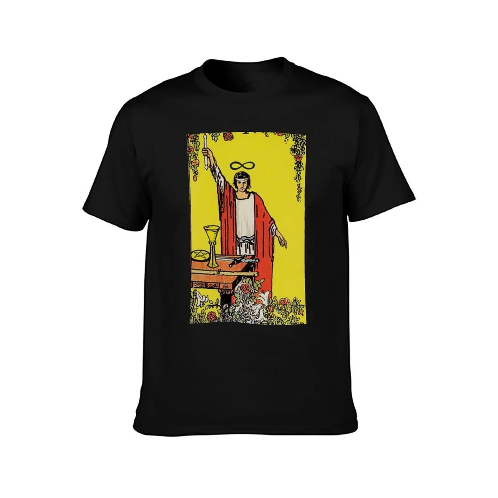 The Magician Tarot T-Shirt Casual Fashion Short Sleeve Cotton T-Shirt