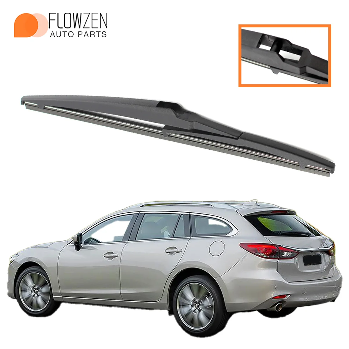 1 Stück Wischer Geeignet für Mazda 6 GJ1 GL Wagon MK3 2012-2023 Autoteile Heckscheibenwischer Wischerblätter Scheibenwischer-Zubehör