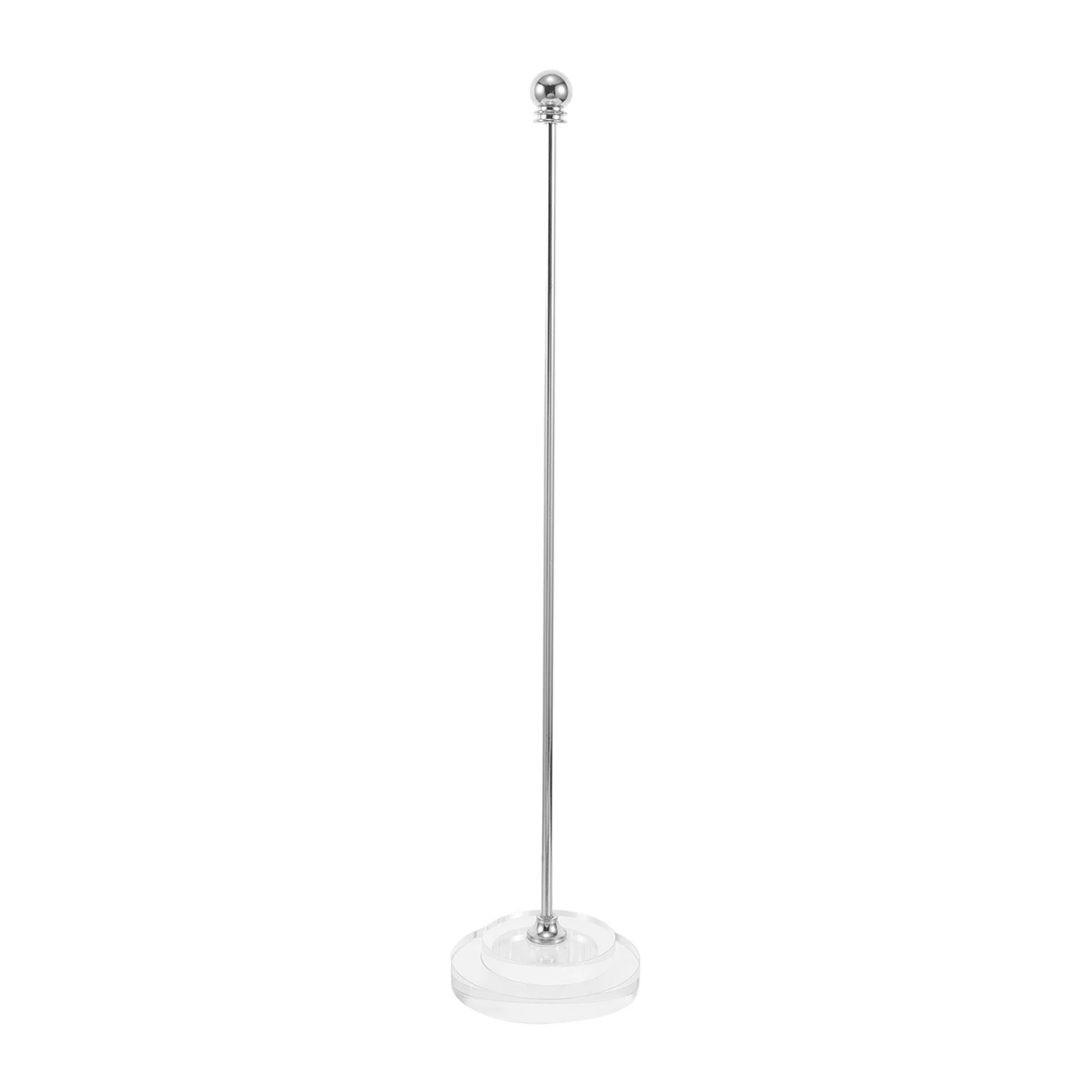 

Heavy Duty Desktop Flagpole Stand Stainless Steel Glass Stable Flag Holder Ideal for Meeting Room Office Flagpole Holder