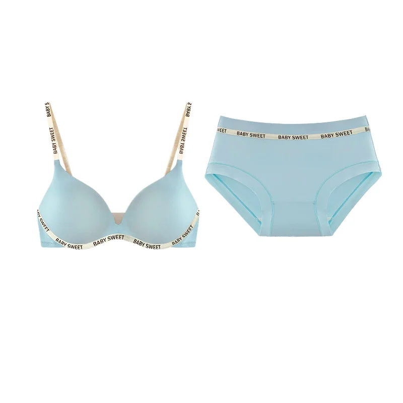 Conjunto de Sutiã Japonês Sem Costura e Sem Aro para Mulheres, Push Up, Antiflacidez, Bojo Fino, Conforto, Lingerie, 6 Cores Vibrantes Dopamina
