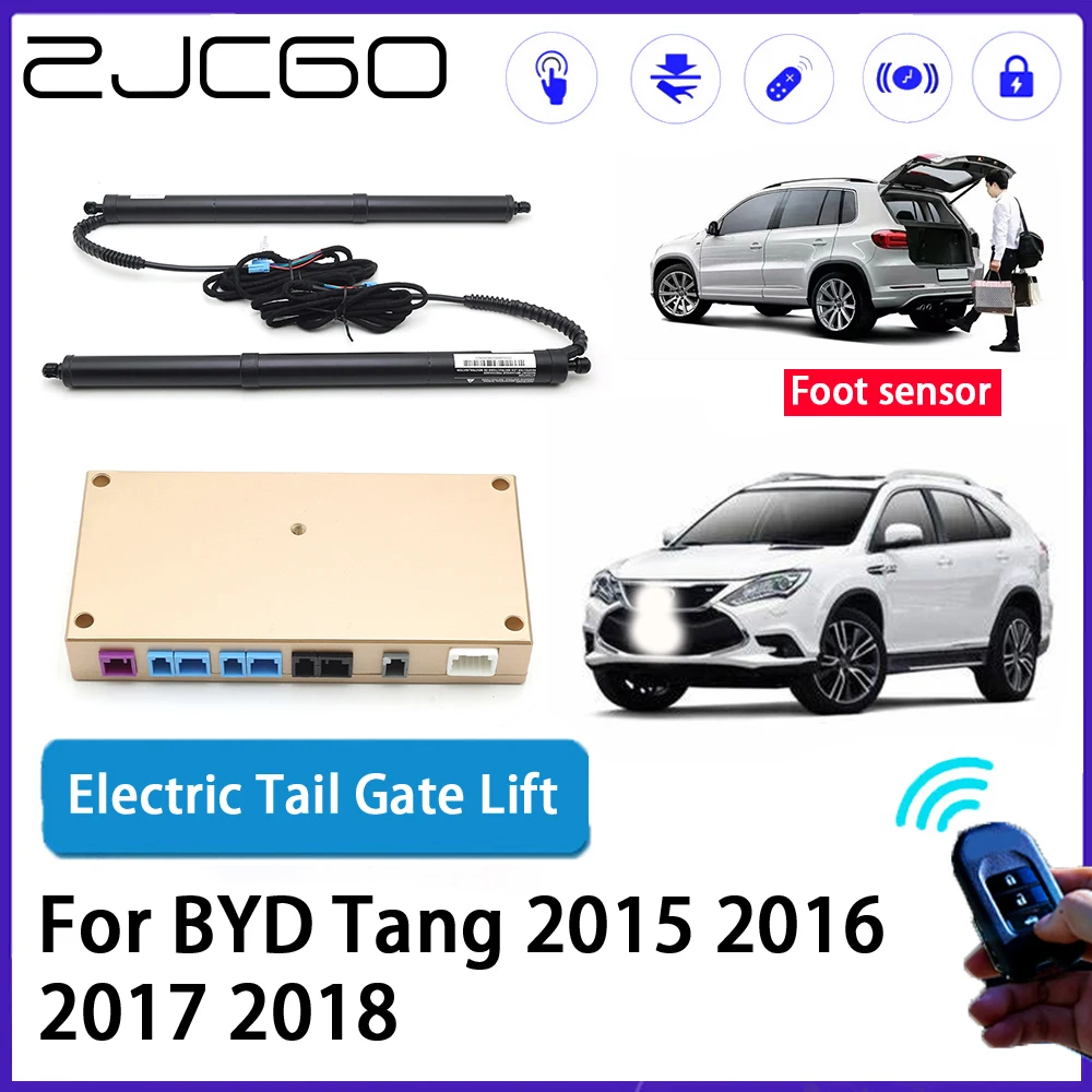 

ZJCGO Car Auto Trunk intelligent Electric Tail Gate Lift Automatic Tailgate Opener for BYD Tang 2015 2016 2017 2018